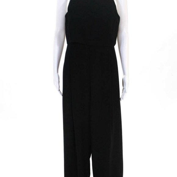 Jill Jill Stuart Pants - Jill Jill Stuart Womens Crew Neck Popover Jumpsuit Black Size 12
